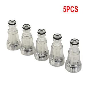5 PCS G3/4 ''입구 크기 스트레이너 스레드 수도꼭지 고압 세척기 입구 물/입구 물 필터 용 퀵 커넥터