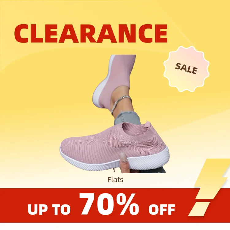 여성용 신발 솔리드 핑크 컬러 메쉬 스니커즈 플라잉 우븐 워킹 패션 슬립온 플랫 스포츠 러닝 여성용 통기성 신발