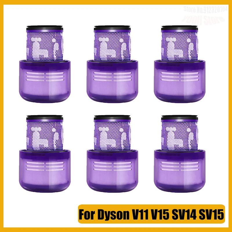 다이슨 V11 Hepa 필터 로봇 진공 청소기 액세서리 V11 동물 V15 SV14 세척 가능 감지 진공 필터 교체 부품