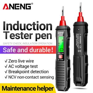 ANENG VD807 한 단어 유도 휴대용 50/60Hz 스마트 전기 펜 테스터 NCV 센서 AC 12-300V 비접촉 와이어 감지기 도구