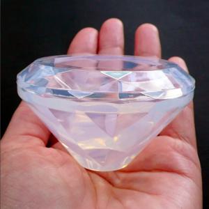 대형 3D 다이아몬드 실리콘 몰드, 부드러운 투명 몰드, UV 수지 몰드, 카와이 공예 용품, 실리콘 몰드, 고품질 주얼리 몰드