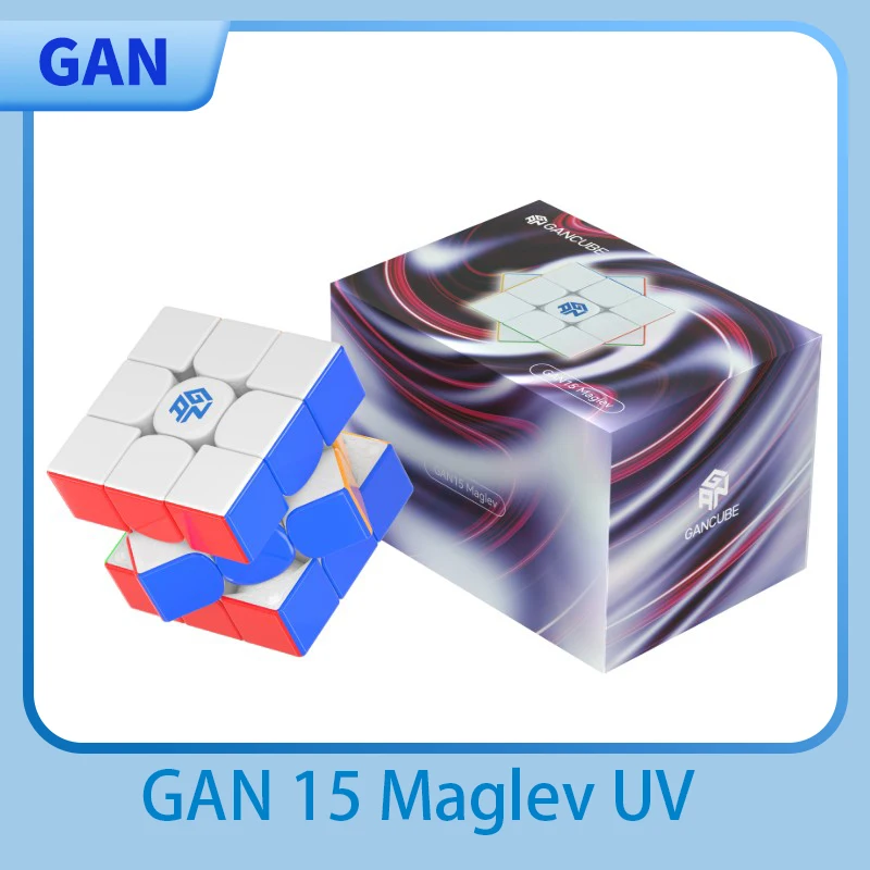 [JudyCube] 새로운 2024 Gan 15 Maglev UV 자기 매직 스피드 큐브 GAN15 M 스티커없는 전문 Fidget Toys GAN 15M Cubo Magico