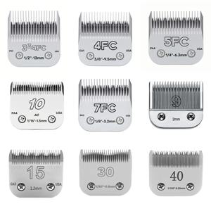 Andis Pet Clipper/Oster-A5/Wahl KM-10 시리즈 Dog Clipper와 호환되는 개 손질 클리퍼 교체 블레이드