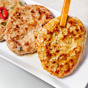 맛투데이 수제 발효곤약 한돈/고추 떡갈비 스테이크 500g (100g X 5개)