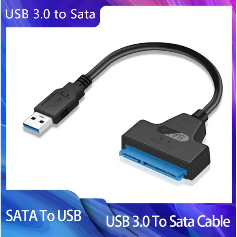 새로운 Sata to usb 3.0/2.0 유형 c 케이블 지원 2.5 인치 외장형 HDD SSD 하드 드라이브 어댑터 케이블 컴퓨터 커넥터 변환기