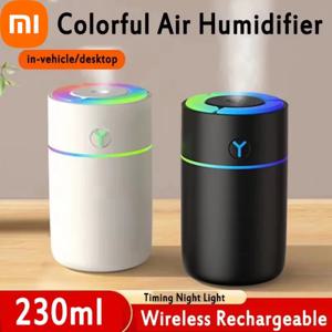 Xiaomi 다채로운 공기 가습기 휴대용 Usb 충전식 무선 홈 자동차 미니 공기 분무기 아로마 Humidificador 타이밍 기관총