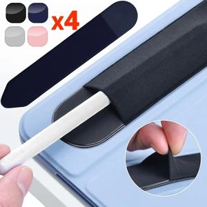 4-1pack Apple IPad IPencil 2 1 용 범용 스티커 스타일러스 홀더 자체 접착 슬리브 부착 파우치 백 슬리브 연필 홀더