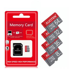 고속 마이크로 TF SD 카드 128GB 256GB 512GB 클래스 10 메모리 카드 스마트폰 카메라 및 스피커용 8GB 16GB 32GB V10 TF 카드