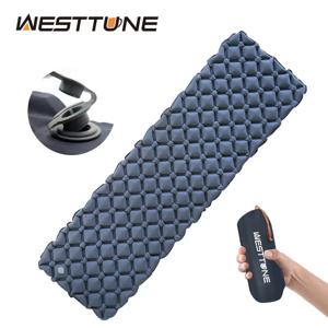 WESTTUNE 캠핑 슬리핑 패드 초경량 풍선 매트리스 여행 하이킹을위한 휴대용 야외 에어 쿠션 슬리핑 매트