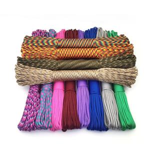새로운 색상 직경 4 MM 31 미터 9 스탠드 코어 Paracord 낙하산 코드 매는 밧줄 텐트 로프 하이킹 캠핑 빨랫줄 DIY 팔찌