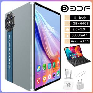 BDF 공식 정품 10.1 인치 안드로이드 태블릿, 옥타 코어, 4GB RAM, 64GB ROM, 듀얼 카메라, 듀얼 SIM 카드, 휴대폰 태블릿