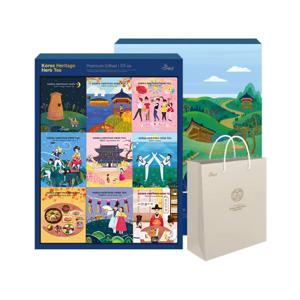 아름드레 한국의 전통차 9종 선물세트/ 연말 신년 명절 설날 외국인 바이어 선물
