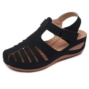여성 샌들 여름 Bunion 교정기 신발 여성용 프리미엄 정형 발 뒤꿈치 샌들 웨지 Vulcanized 신발 Pantuflas Mujer