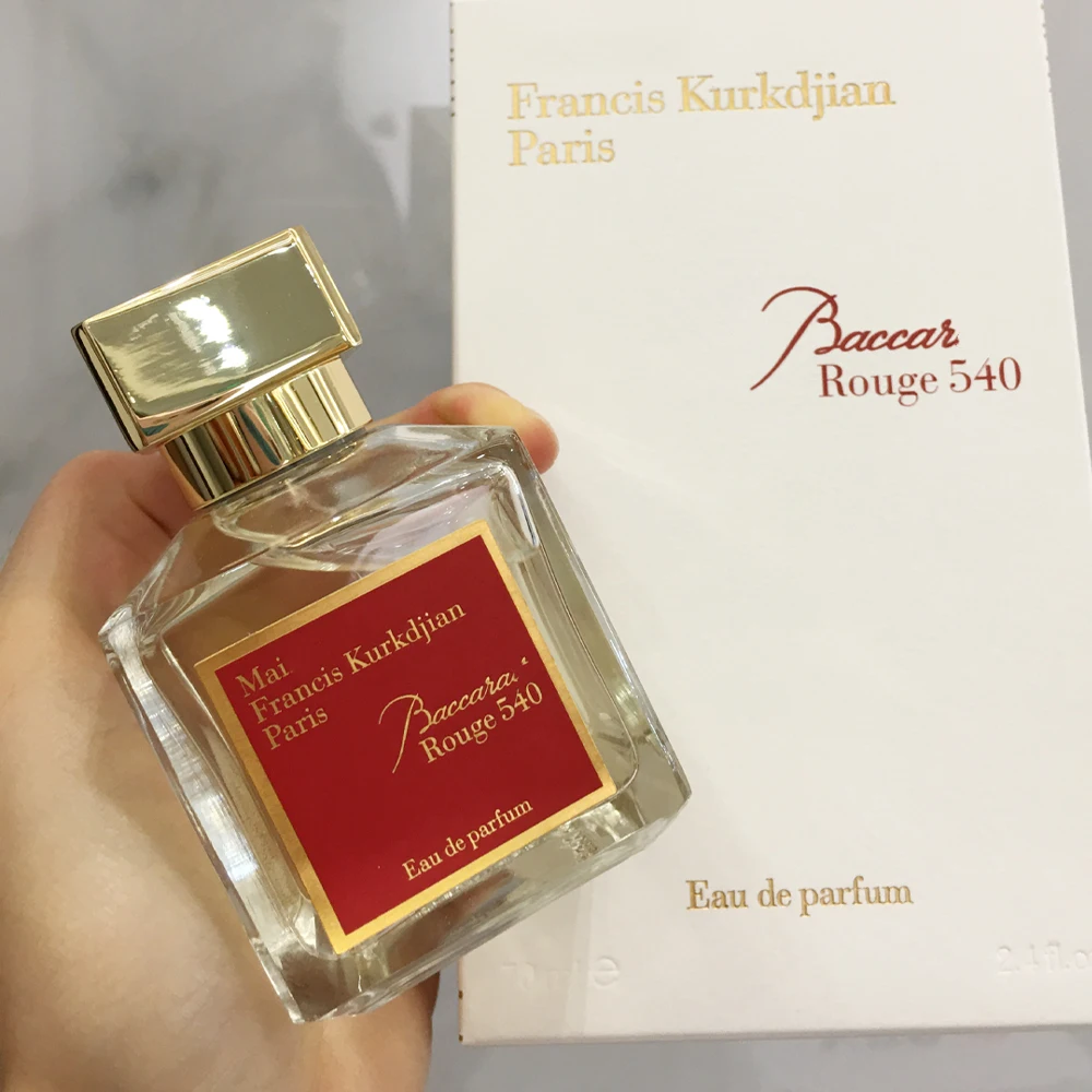 70ml 브랜드 루즈 540 여성 향수 오래 지속되는 남성 쾰른 꽃 페로몬 향수 선물 일일 작업 데이트 향수