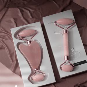 페이스 롤러 Gua Sha 스크레이퍼 보드 용 2 개/대 페이스 스파 넥 마사지 리프트 업 링클 리무버 아이 케어 수지 Guasha 세트