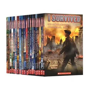 22권/세트 I Survived 영어 독서 책 재해 역사 생존 소설 탈출 가이드 어린이 과학 장 책
