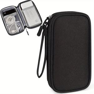 휴대용 케이블 디지털 보관 가방, 정리함 USB 가제트, 전선 충전기, 전원 배터리, 지퍼 화장품 가방, 케이스 액세서리