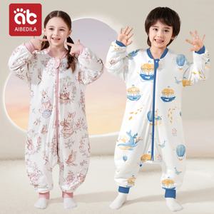 AIBEDILA 아기 침낭 어린이 겨울 따뜻한 아기 Sleepsack 1-7Years 어린이 성장 담요 잠옷 유아 침낭 ﻿