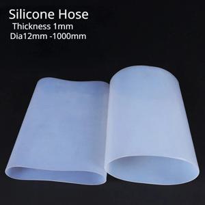 1 미터 두께 1mm 특대 파이프 대형 튜브 내부 직경 12-1000mm 산업용 등급 고온 방지 실리콘 고무 호스