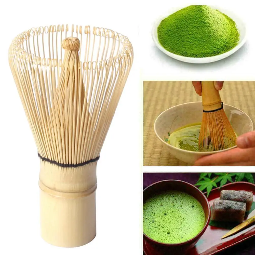 주방 액세서리 100 말차 녹차 분말 거품기 다기, 일본식 다기, 대나무 차센 차 도구, 티 브러쉬