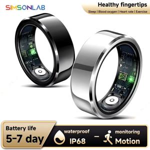 2025 새로운 스마트 링 혈압 수면 건강 모니터링 멀티 스포츠 모드 smartring IP68 남성 여성을위한 방수 원격 케어
