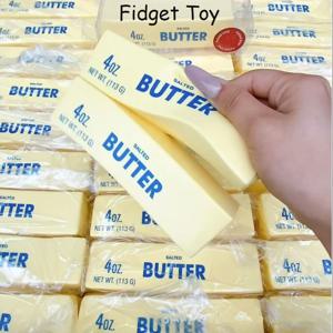 Antistress 버터 스틱 Fidget 장난감 Squishy 탄성 치즈 스틱 재미 있은 감압 스트레스 릴리프 게임 성인을위한 장난감 어린이