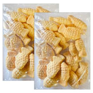 (1+1) 우리아이 우리밀 통팥 붕어빵 1kg + 슈크림 붕어빵 / 국산 우리밀 사용
