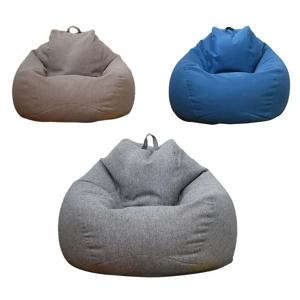 게으른 소파 커버 콩 가방 라운지 의자 소파 좌석 거실 가구 필러 없음 Beanbag 소파 침대 Pouf 퍼프 소파 다다미