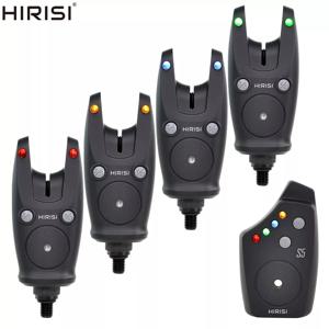 Hirisi 무선 잉어 낚시 경보 세트 방수, 낚시 물린 경보 낚시 물린 표시기 낚시 액세서리 S5