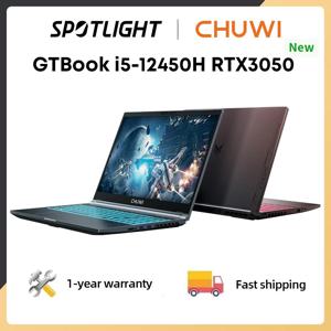월드 프리미어 CHUWI GTBook i5-12450H RTX 3050 게임용 노트북 15.6인치 FHD 화면 16GB RAM 512GB SSD 금속 본체 전용 노트북