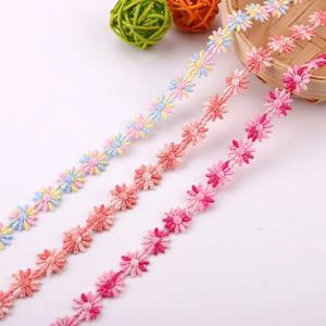 안개꽃 꽃 자수 레이스 트림 리본, 패브릭 트림, DIY 바느질, 수제 공예 재료, 의류 액세서리, 가정용, 5 야드