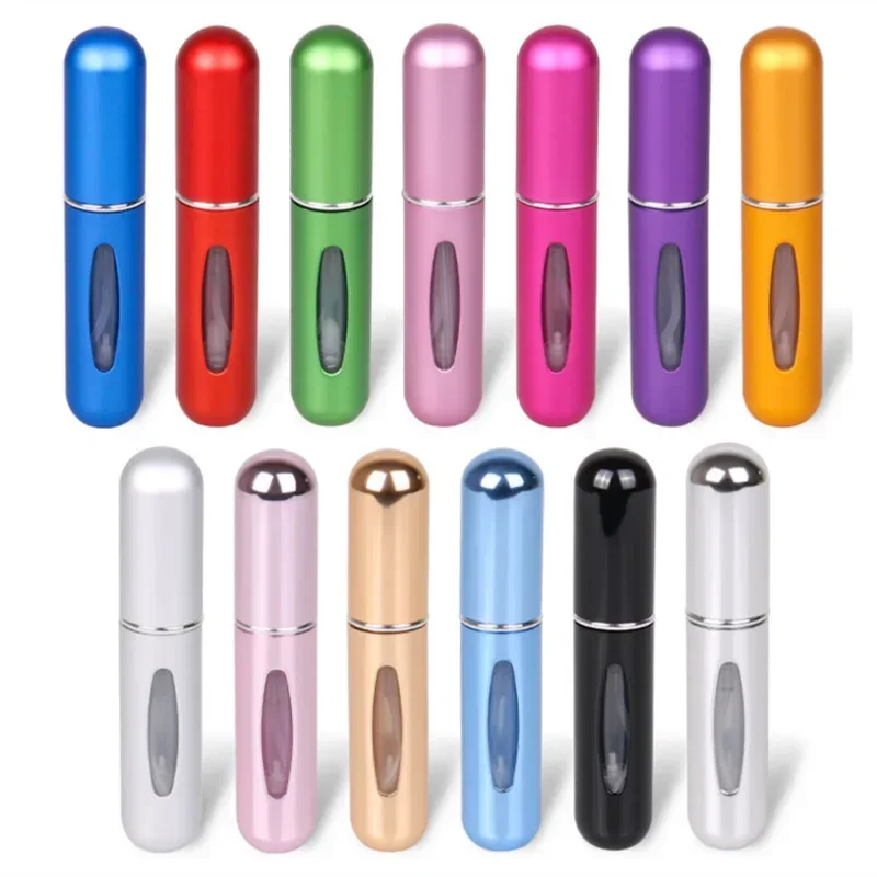 5ml 휴대용 미니 리필 형 향수병 스프레이 항아리 향기 펌프 빈 화장품 용기 여행 도구에 대한 분무기 새로운