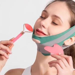 【핫 세일】Juego de Herramientas de belleza de 3 피에자스 콘 카하 드 레갈로 페이셜 스크래핑, 에센셜 오일 마사지 스틱