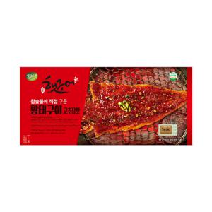바다소리 숯불 바베큐 직화구이 햇구어 용대리 황태구이 고추장맛 120g 3팩