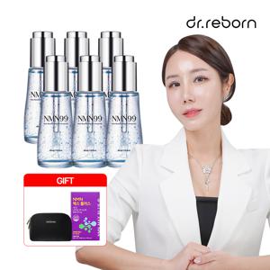NMN99 스킨부스터 리페어 앰플 6개 +NMN 맥스 플러스 1박스 + 벨벳파우치 1ea