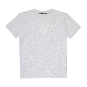 스튜디오 CL0308 PALE GREY MELANGE (92H) 페이스 로고 패치 공용 반팔티