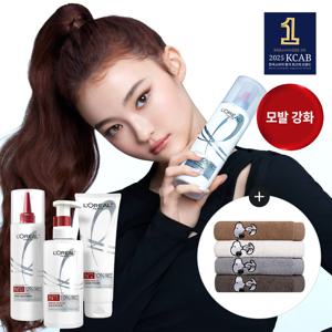 NEW 본드 리페어 프리 트리트먼트 300ml+샴푸 440ml+컨디셔닝 헤어팩 250ml+스누피 타올 1장 (컬러랜덤)