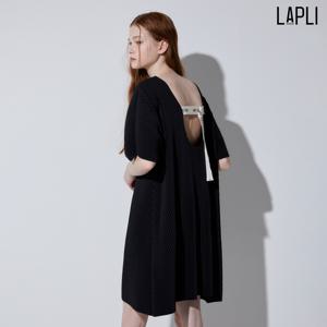[최초가 169000원] 레터링 백리스 미니 원피스_LPOPM124001