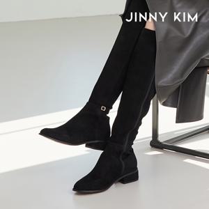 [최초가 218,000] 리얼레더 Scarlett+ 스칼렛 롱부츠 3cm