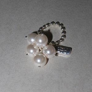 [이호연착장] popping pearl ring - silver