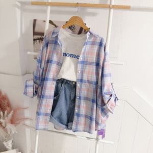 [브리치] 보블리에 / 썸머 쿨 박스 체크 남방