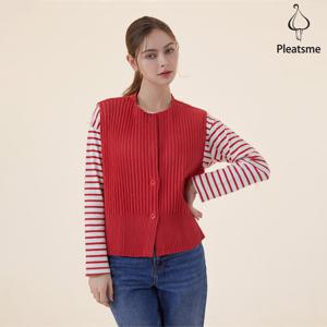 [최초가 179000원] 다이아 엠보 플리츠 베스트_HPVTS124H01