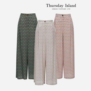 [Thursday Island] 에스닉 패턴 와이드 팬츠(T234MPT241W)