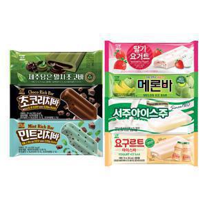 서주 바아이스크림 7종 20개 골라담기 아이스주,딸기,요구르트,메론 등