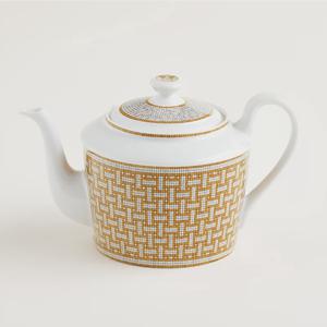 모자이크골드 티팟 Hermes Mosaique Gold Teapot