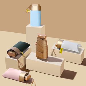 UV차단 초미니 양산겸 접이식 6단우산  3color