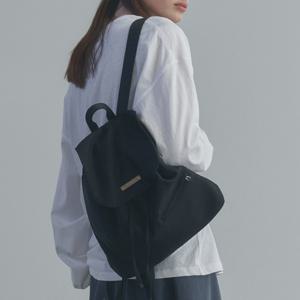 NYLON MINI BACK PACK - DEEP CHARCOAL