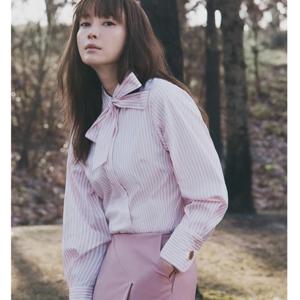 [네이비66,핑크55]19 시그니처리본블라우스1종