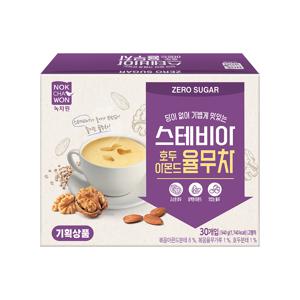 1+1 무설탕 스테비아 호두아몬드율무차 30스틱 (알뜰기획상품) 소비기한 2025-11-07 까지