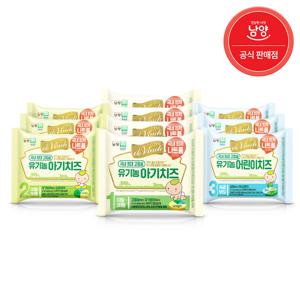 남양 드빈치 유기농 아기치즈 1/2/3단계 100매 택1